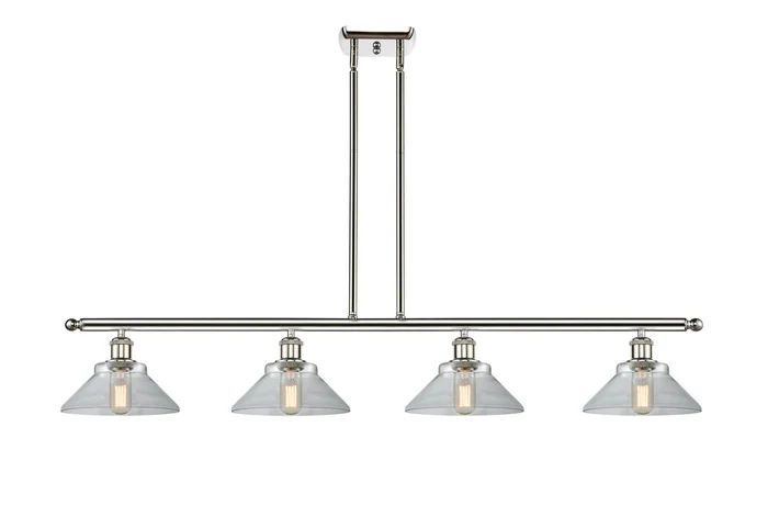 Ballston Four Light Island Pendant in Polished Nickel (405|516-4I-PN-G132)