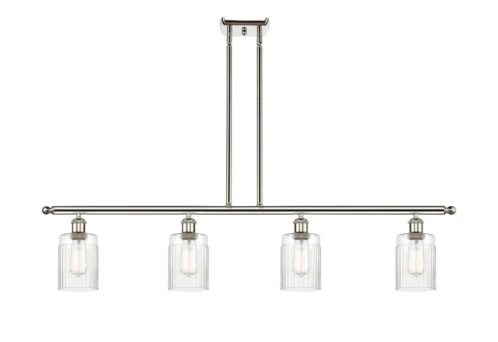 Ballston Four Light Island Pendant in Polished Nickel (405|516-4I-PN-G342)