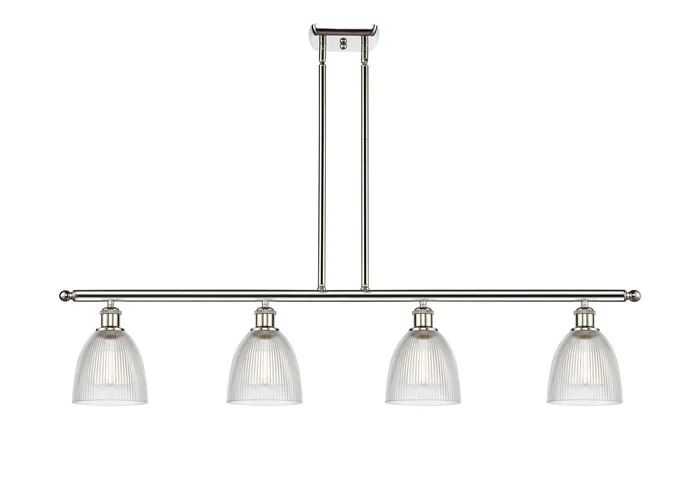 Ballston Four Light Island Pendant in Polished Nickel (405|516-4I-PN-G382)