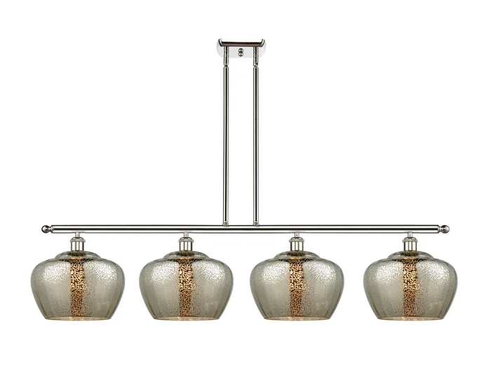 Ballston Four Light Island Pendant in Polished Nickel (405|516-4I-PN-G96-L)