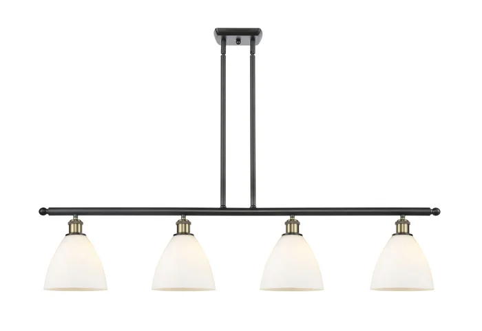 Ballston Four Light Island Pendant in Polished Nickel (405|516-4I-PN-GBD-751)