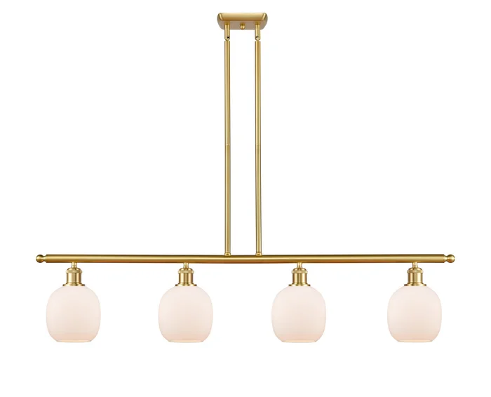 Ballston Four Light Island Pendant in Satin Gold (405|516-4I-SG-G101)