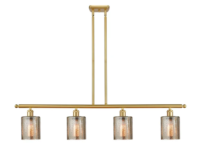 Ballston Four Light Island Pendant in Satin Gold (405|516-4I-SG-G116)