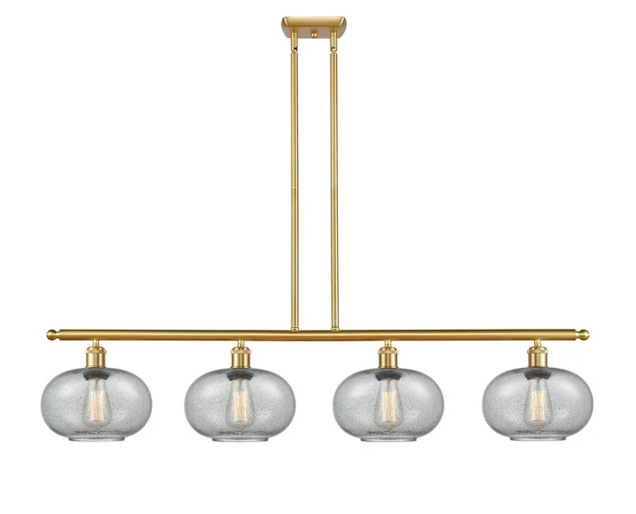 Ballston Four Light Island Pendant in Satin Gold (405|516-4I-SG-G247)
