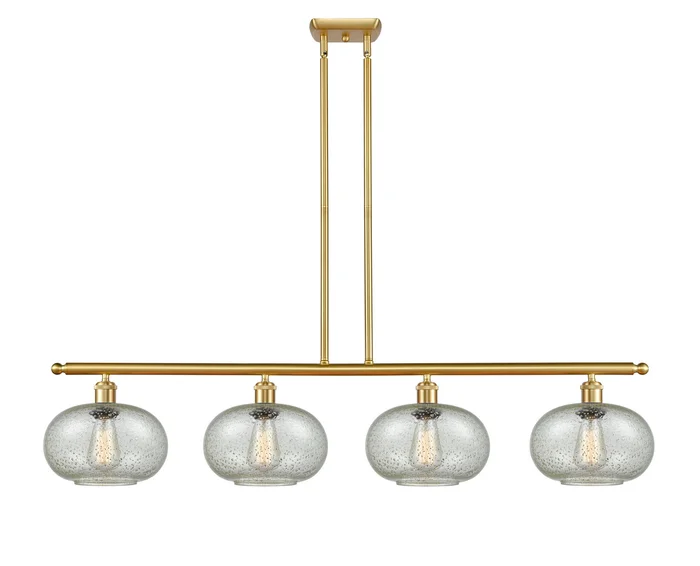 Ballston Four Light Island Pendant in Satin Gold (405|516-4I-SG-G249)