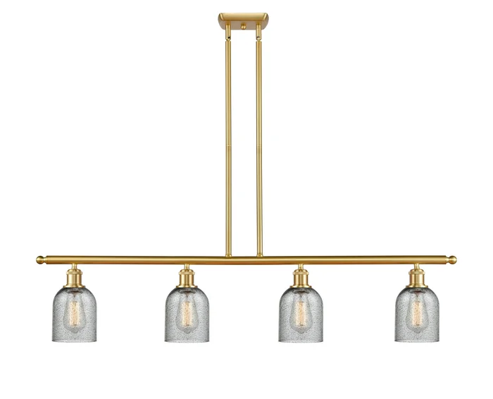 Ballston Four Light Island Pendant in Satin Gold (405|516-4I-SG-G257)