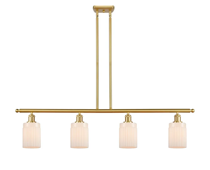 Ballston Four Light Island Pendant in Satin Gold (405|516-4I-SG-G341)