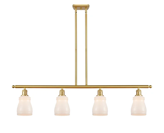 Ballston Four Light Island Pendant in Satin Gold (405|516-4I-SG-G391)