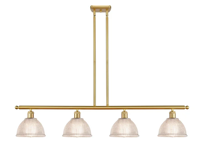 Ballston Four Light Island Pendant in Satin Gold (405|516-4I-SG-G422)