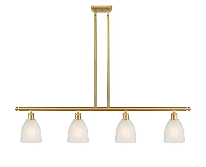 Ballston Four Light Island Pendant in Satin Gold (405|516-4I-SG-G441)