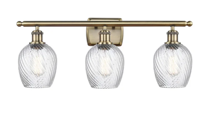 Ballston LED Bath Vanity in Antique Brass (405|516-3W-AB-G292-LED)