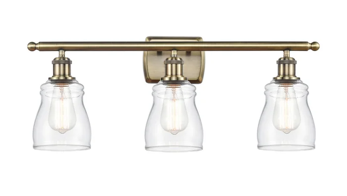 Ballston LED Bath Vanity in Antique Brass (405|516-3W-AB-G392-LED)