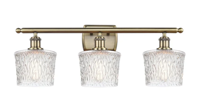 Ballston LED Bath Vanity in Antique Brass (405|516-3W-AB-G402-LED)