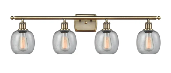 Ballston LED Bath Vanity in Antique Brass (405|516-4W-AB-G104-LED)