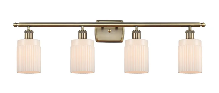 Ballston LED Bath Vanity in Antique Brass (405|516-4W-AB-G341-LED)