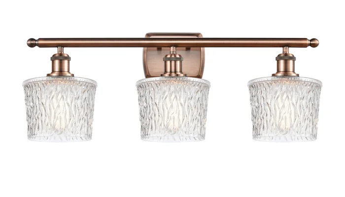 Ballston LED Bath Vanity in Antique Copper (405|516-3W-AC-G402-LED)