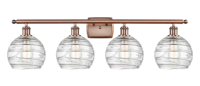 Ballston LED Bath Vanity in Antique Copper (405|516-4W-AC-G1213-8-LED)