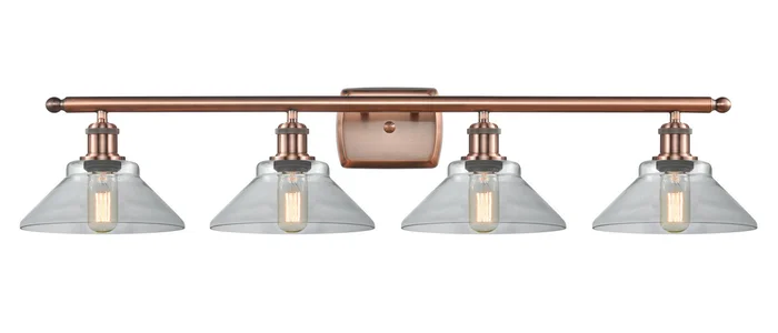 Ballston LED Bath Vanity in Antique Copper (405|516-4W-AC-G132-LED)