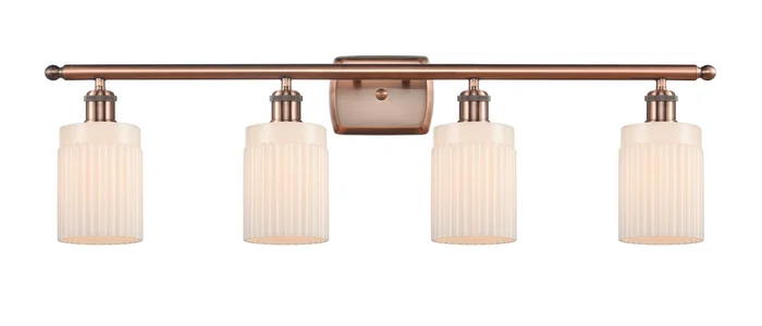 Ballston LED Bath Vanity in Antique Copper (405|516-4W-AC-G341-LED)