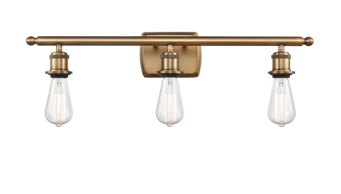 Ballston LED Bath Vanity in Brushed Brass (405|516-3W-BB-LED)
