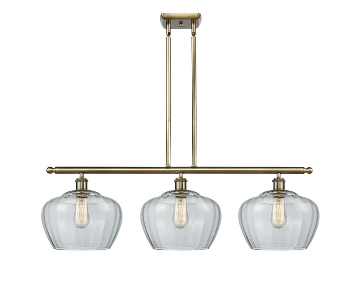 Ballston LED Island Pendant in Antique Brass (405|516-3I-AB-G92-L-LED)