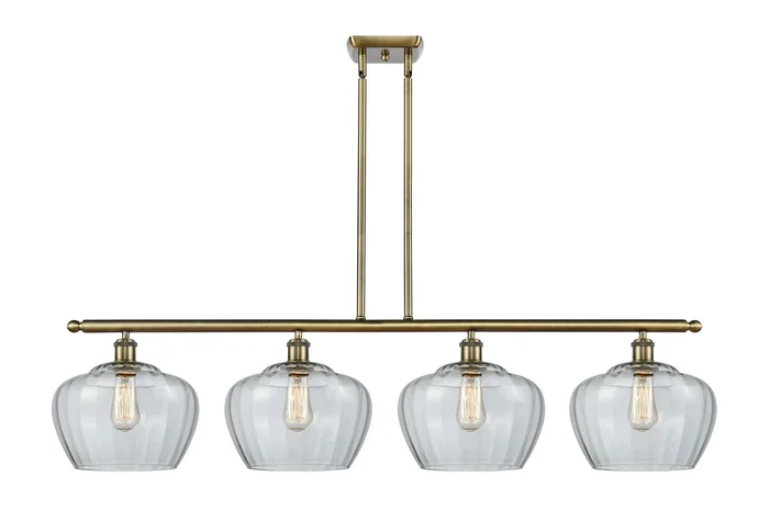 Ballston LED Island Pendant in Antique Brass (405|516-4I-AB-G92-L-LED)