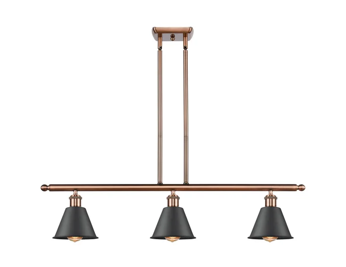 Ballston LED Island Pendant in Antique Copper (405|516-3I-AC-M8-LED)