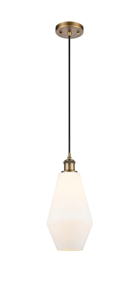 Ballston LED Mini Pendant in Brushed Brass (405|516-1P-BB-G651-7-LED)