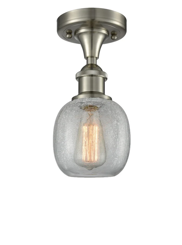 Ballston LED Semi-Flush Mount in Antique Copper (405|516-1C-AC-G1013-LED)