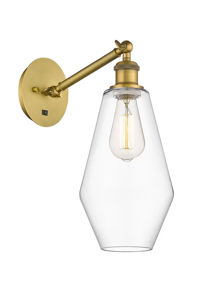 Ballston LED Wall Sconce in Brushed Brass (405|317-1W-BB-G652-7-LED)