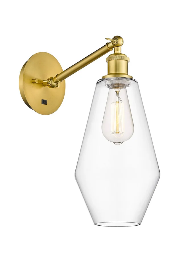 Ballston LED Wall Sconce in Satin Gold (405|317-1W-SG-G652-7-LED)