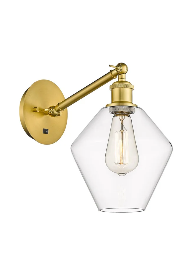 Ballston LED Wall Sconce in Satin Gold (405|317-1W-SG-G652-8-LED)