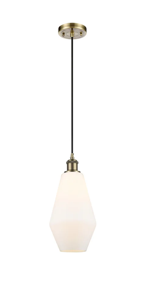 Ballston One Light Mini Pendant in Antique Brass (405|516-1P-AB-G651-7)