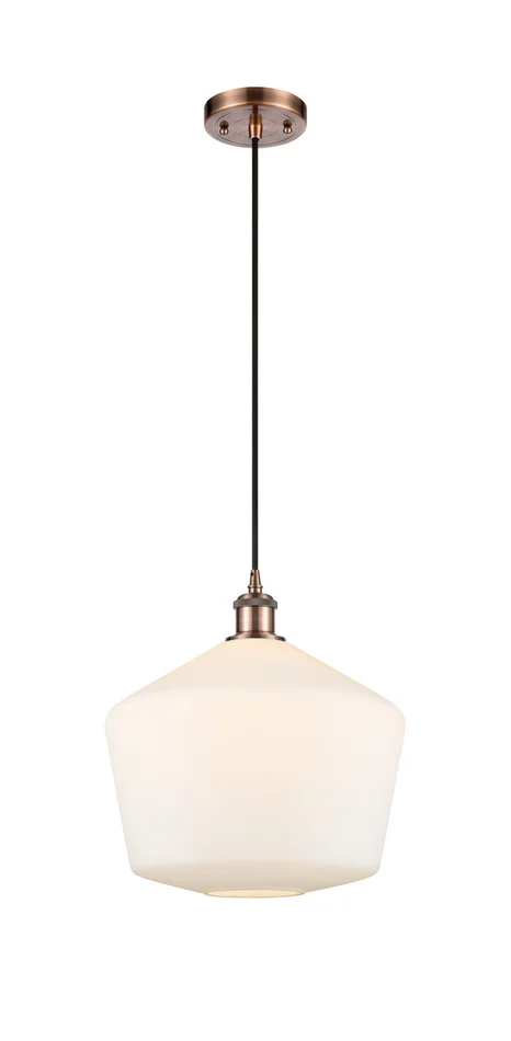 Ballston One Light Mini Pendant in Antique Copper (405|516-1P-AC-G651-12)