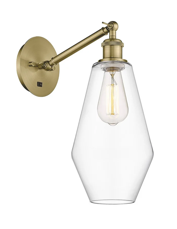 Ballston One Light Wall Sconce in Antique Brass (405|317-1W-AB-G652-7)