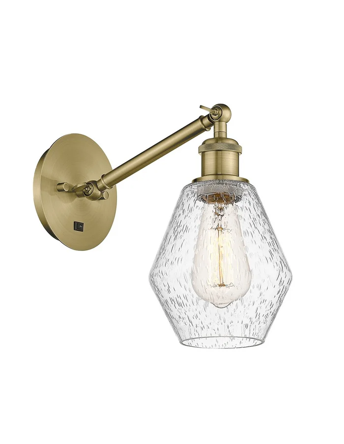 Ballston One Light Wall Sconce in Antique Brass (405|317-1W-AB-G654-6)
