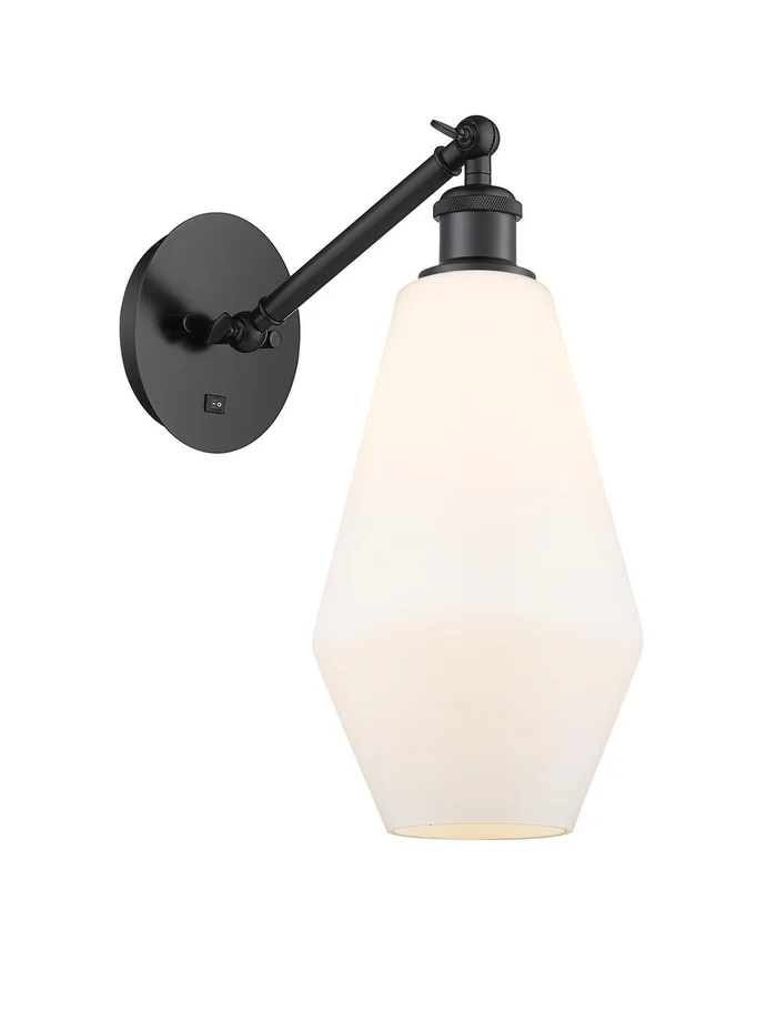Ballston One Light Wall Sconce in Matte Black (405|317-1W-BK-G651-7)