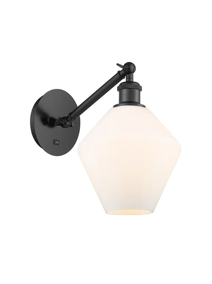 Ballston One Light Wall Sconce in Matte Black (405|317-1W-BK-G651-8)