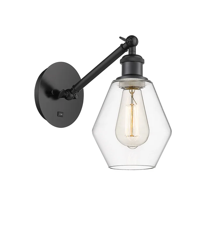 Ballston One Light Wall Sconce in Matte Black (405|317-1W-BK-G652-6)