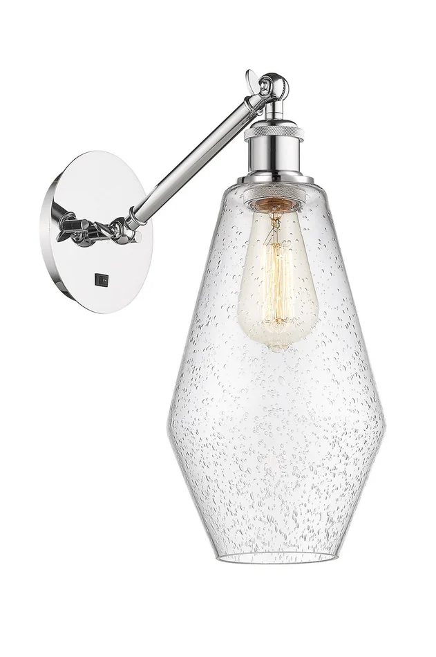 Ballston One Light Wall Sconce in Polished Chrome (405|317-1W-PC-G654-7)