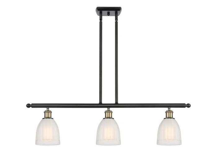 Ballston Three Light Island Pendant in Black Antique Brass (405|516-3I-BAB-G441)