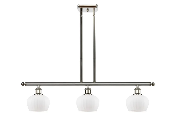 Ballston Three Light Island Pendant in Polished Nickel (405|516-3I-PN-G91)