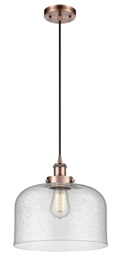 Ballston Urban LED Mini Pendant in Antique Copper (405|916-1P-AC-G74-L-LED)