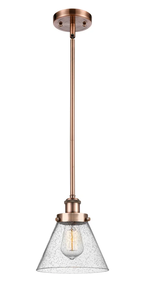 Ballston Urban LED Mini Pendant in Antique Copper (405|916-1S-AC-G44-LED)