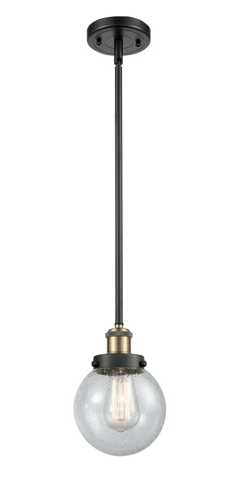 Ballston Urban LED Mini Pendant in Black Antique Brass (405|916-1S-BAB-G204-6-LED)