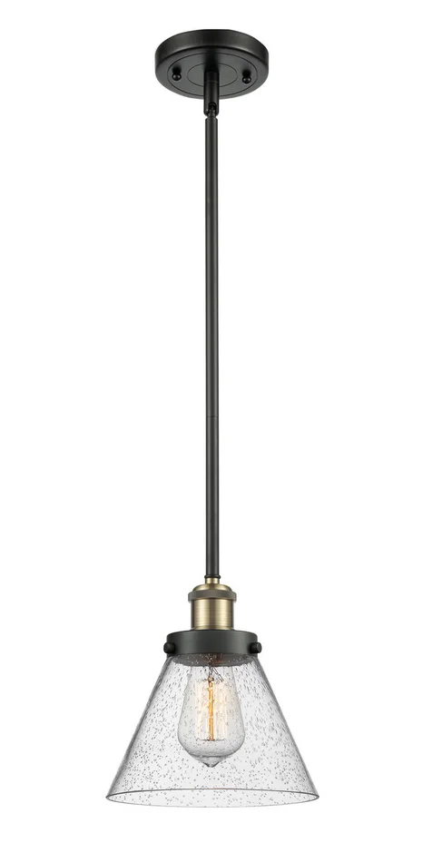 Ballston Urban LED Mini Pendant in Black Antique Brass (405|916-1S-BAB-G44-LED)