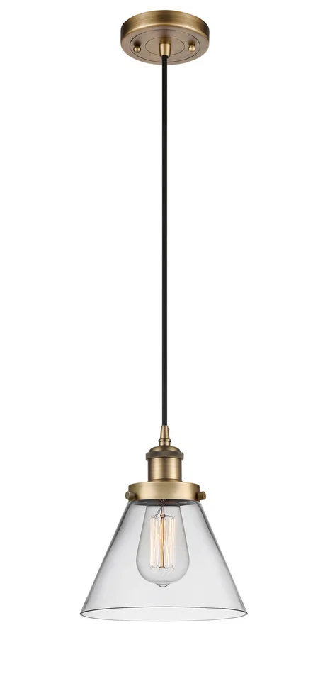 Ballston Urban LED Mini Pendant in Brushed Brass (405|916-1P-BB-G42-LED)