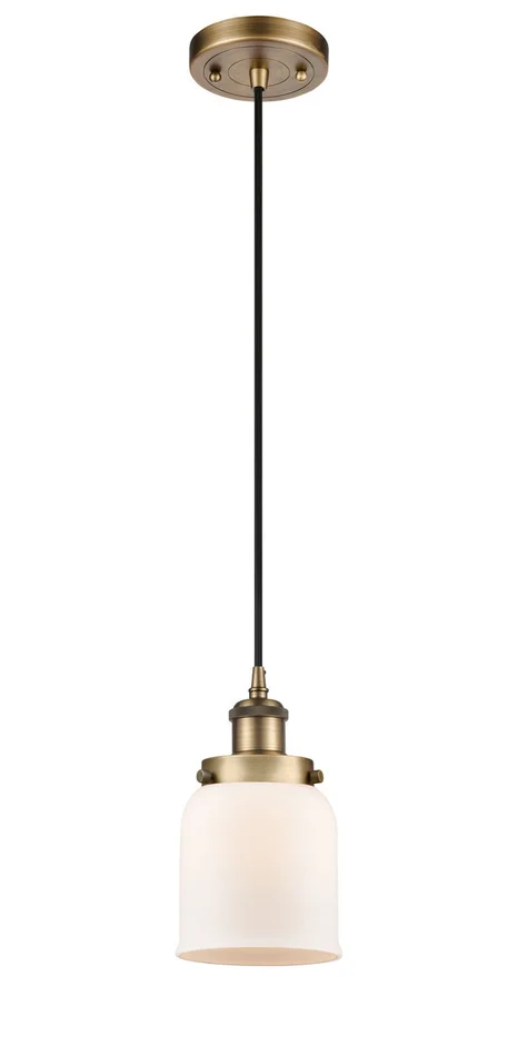 Ballston Urban LED Mini Pendant in Brushed Brass (405|916-1P-BB-G51-LED)