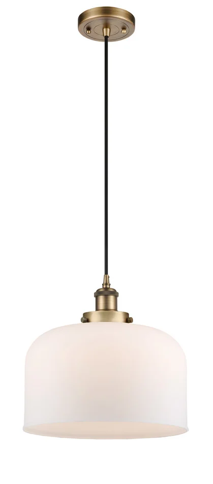 Ballston Urban LED Mini Pendant in Brushed Brass (405|916-1P-BB-G71-L-LED)