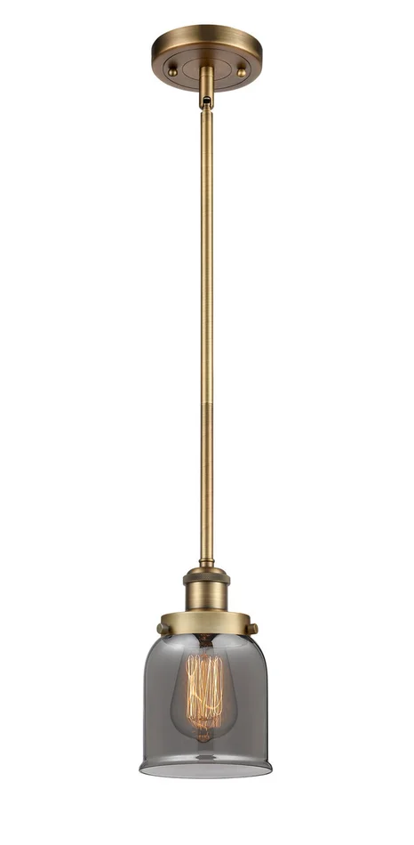 Ballston Urban LED Mini Pendant in Brushed Brass (405|916-1S-BB-G53-LED)